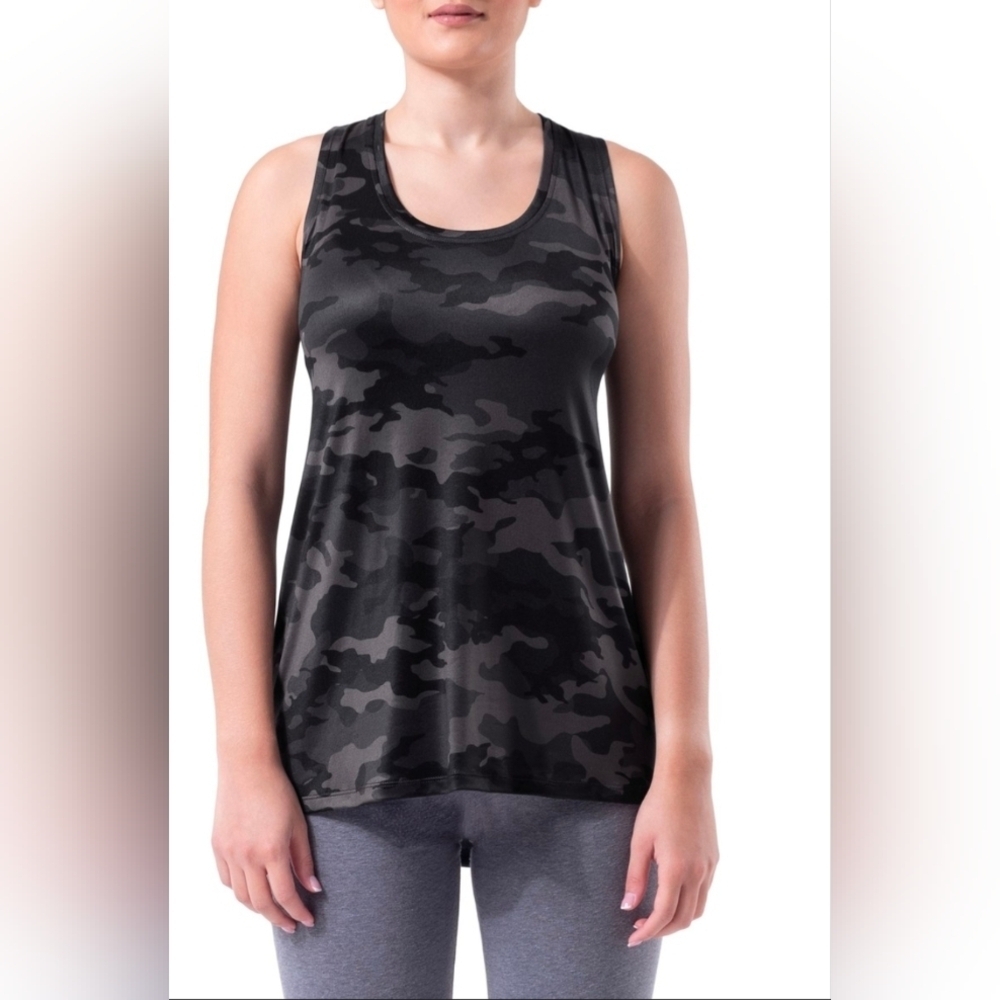 Athletic Works Black Camo Tank Top